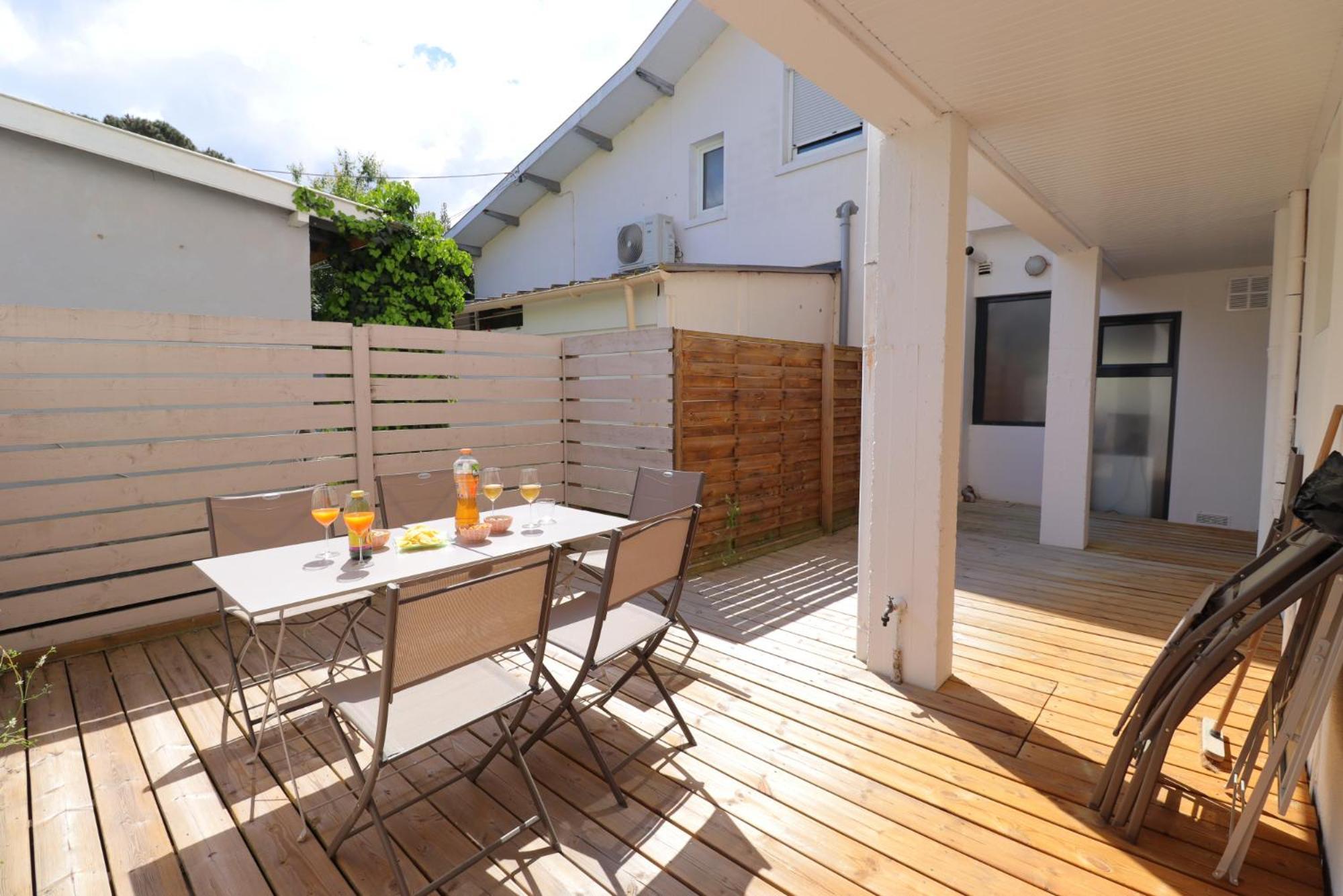 Le Spazioso - T3 Arcachon Avec Terrasse Privative Oda fotoğraf